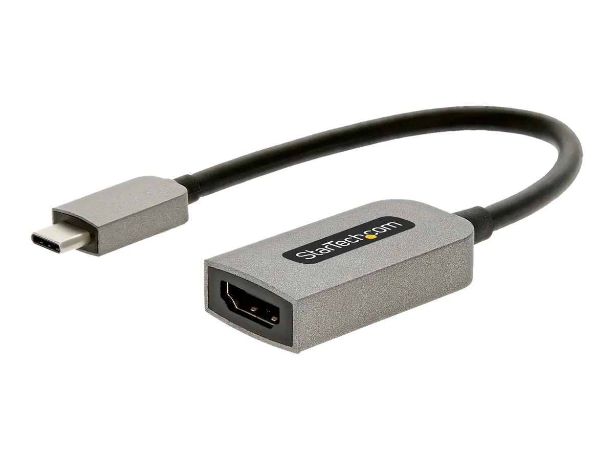 StarTech USB-C auf HDMI Adapter - 4K 60Hz Video, HDR10 - USB-C auf HDMI 2.0b Adapter Dongle - USB Typ-C DP Alt Mode auf HDMI Monitor/Display/TV - USB C auf HDMI Konverter (USBC-HDMI-CDP2HD4K60) - Videoadapter - 24 pin USB-C männlich zu HDMI weiblich - 13