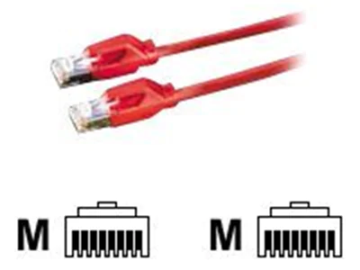 Secomp DRAKA UC400 S27 - Patch-Kabel - RJ-45 (M) zu RJ-45 (M) - 20 m - FTP - CAT 6 - halogenfrei - Rot