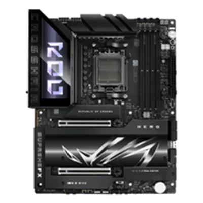 ASUS ROG CROSSHAIR X870E HERO - Motherboard - ATX - Socket AM5 - AMD X870E Chipsatz - USB4, USB 3.2 Gen 2, USB-C 3.2 Gen2, USB 3.2 Gen 1, USB-C 3.2 Gen 2x2 - Wi-Fi 7, Bluetooth, 5 Gigabit Ethernet - Onboard-Grafik (CPU erforderlich) - HD Audio (8-Kanal)