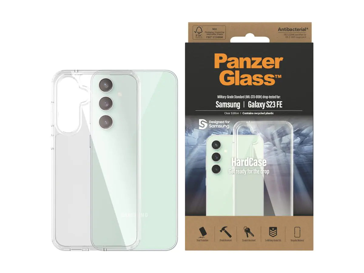 PanzerGlass HardCase - Hintere Abdeckung für Mobiltelefon - 100 % recyceltes thermoplastisches