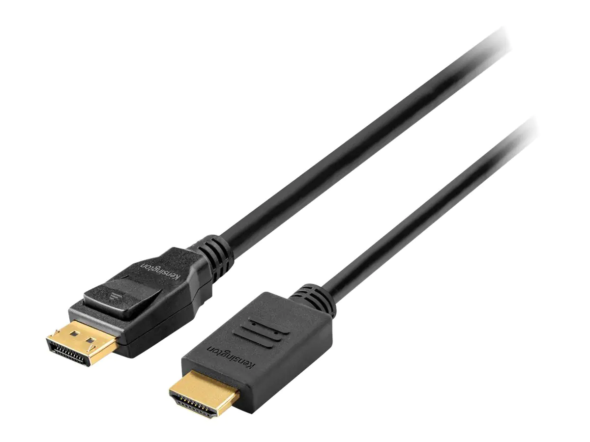 Kensington DisplayPort 1.2 (M) to HDMI (M) Passive Cable, 6ft - Adapterkabel - DisplayPort männlich zu HDMI männlich - 1.83 m - Schwarz - passiv, 1080p-Unterstützung
