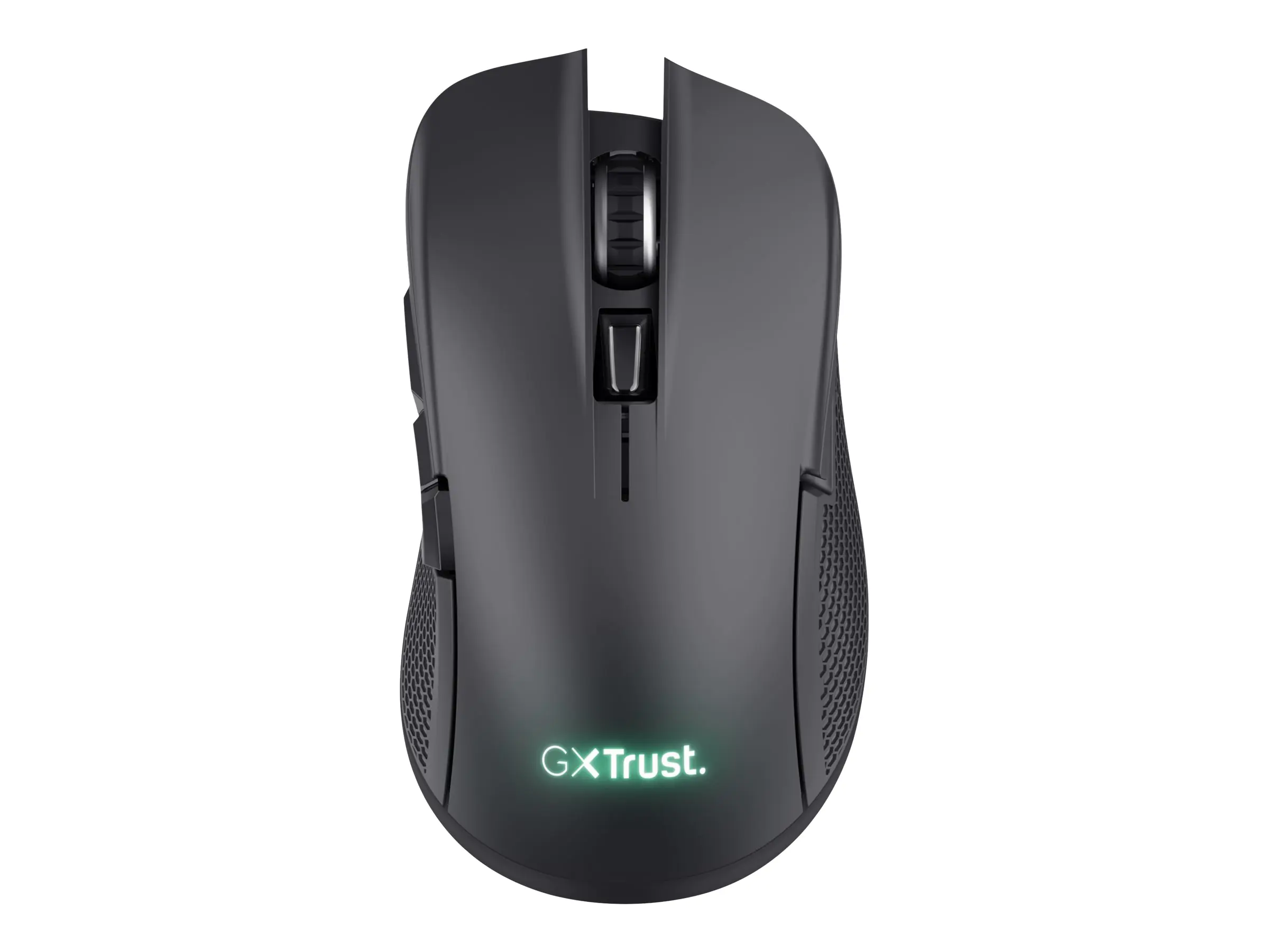 Trust GXT 923 Ybar - Maus - gaming - Für Rechtshänder - 6 Tasten - kabellos - 2.4 GHz - kabelloser Empfänger (USB) - Schwarz