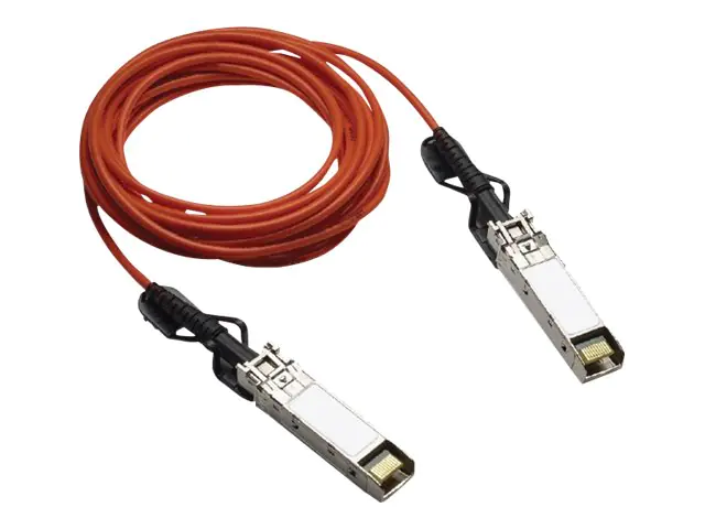 HPE Aruba Direct Attach Copper Cable - 10GBase Direktanschlusskabel - SFP+ (M) zu SFP+ (M) - 3 m - twinaxial - passiv - für HPE Aruba 2540 48, 2930F 24, 2930M 24, 6200F 12, 6200M 24, 83XX; CX 10000, 6405 v2, 8360