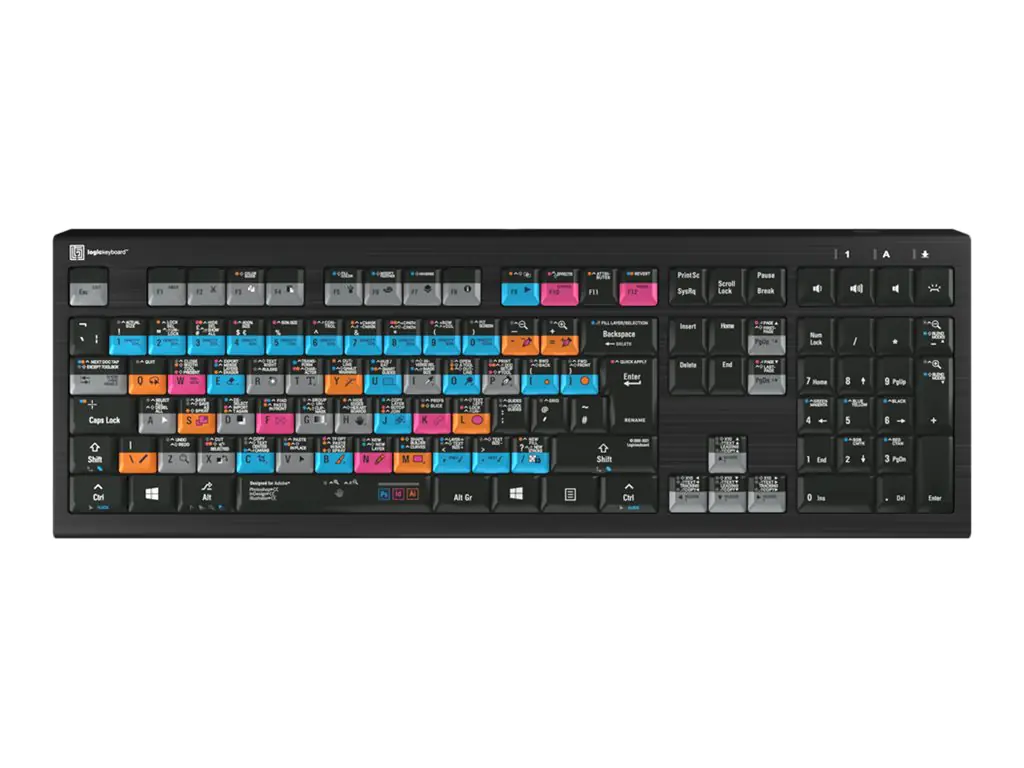 Logickeyboard Adobe Graphic Designer ASTRA 2 - Tastatur - hintergrundbeleuchtet