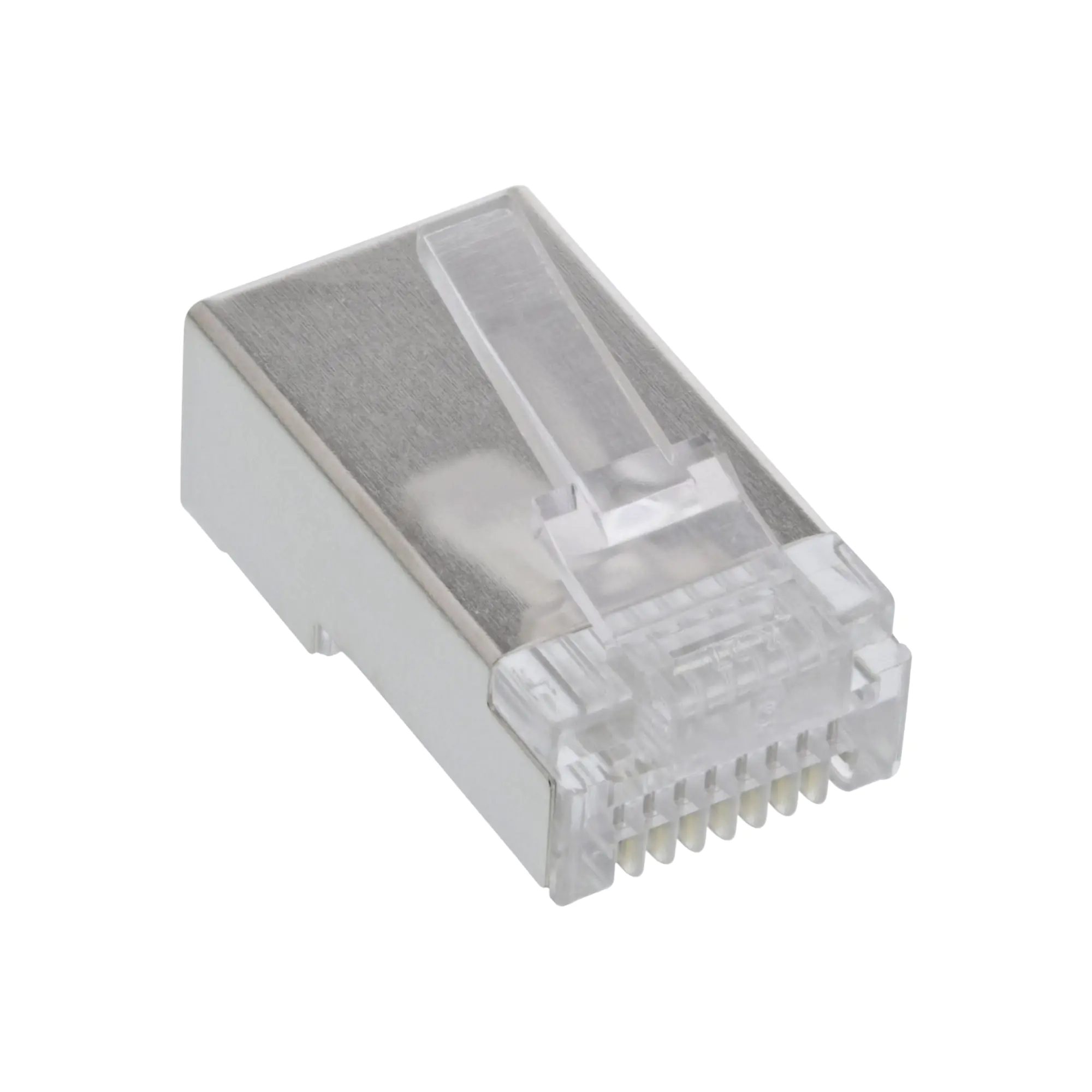 InLine - Netzwerkanschluss - RJ-45 (M) - abgeschirmt (Packung mit 10)