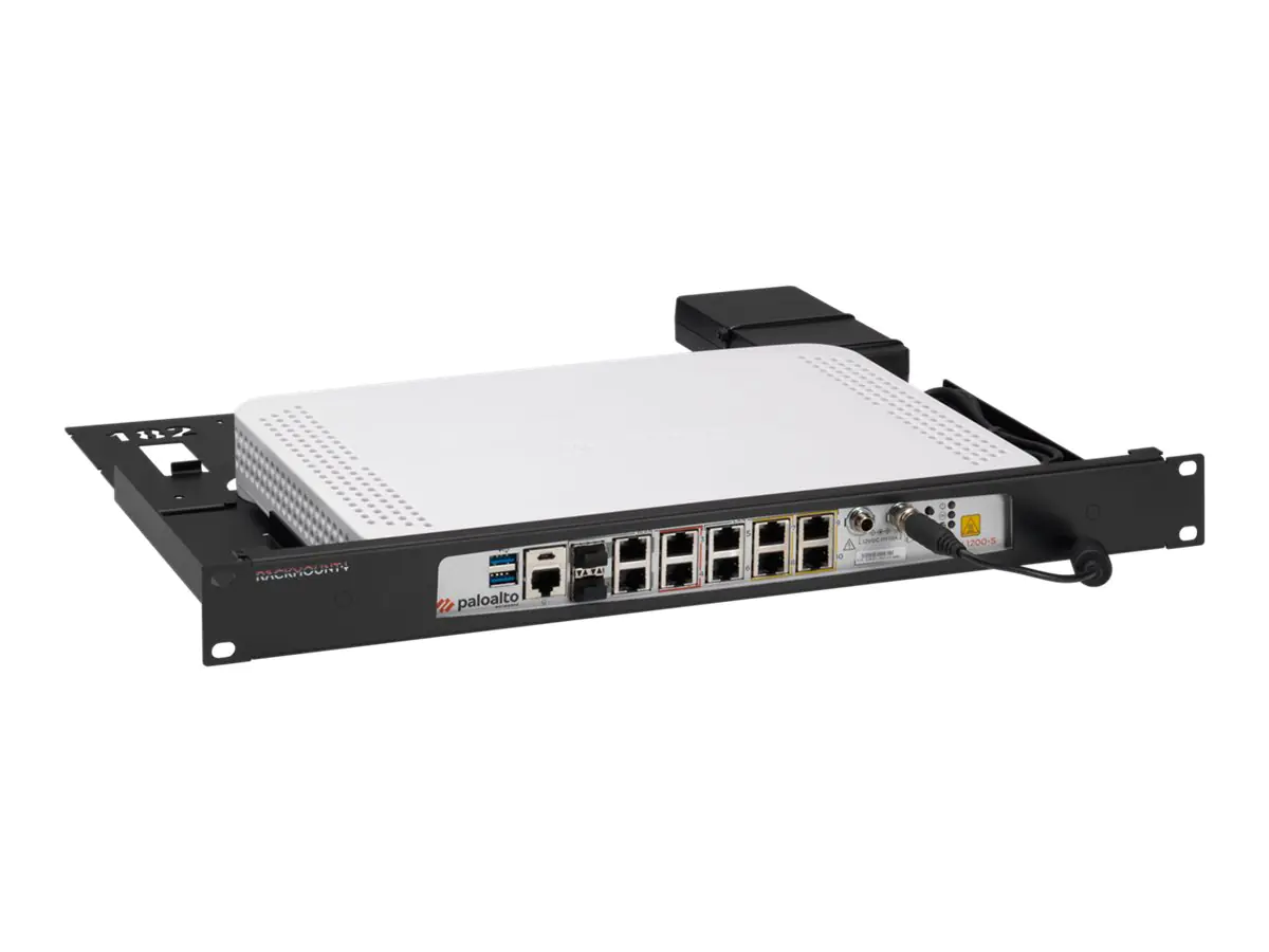 Rackmount.IT RM-PA-T12 - Montagesatz für Netzwerkgeräte - Rack montierbar - Jet Black - 1U