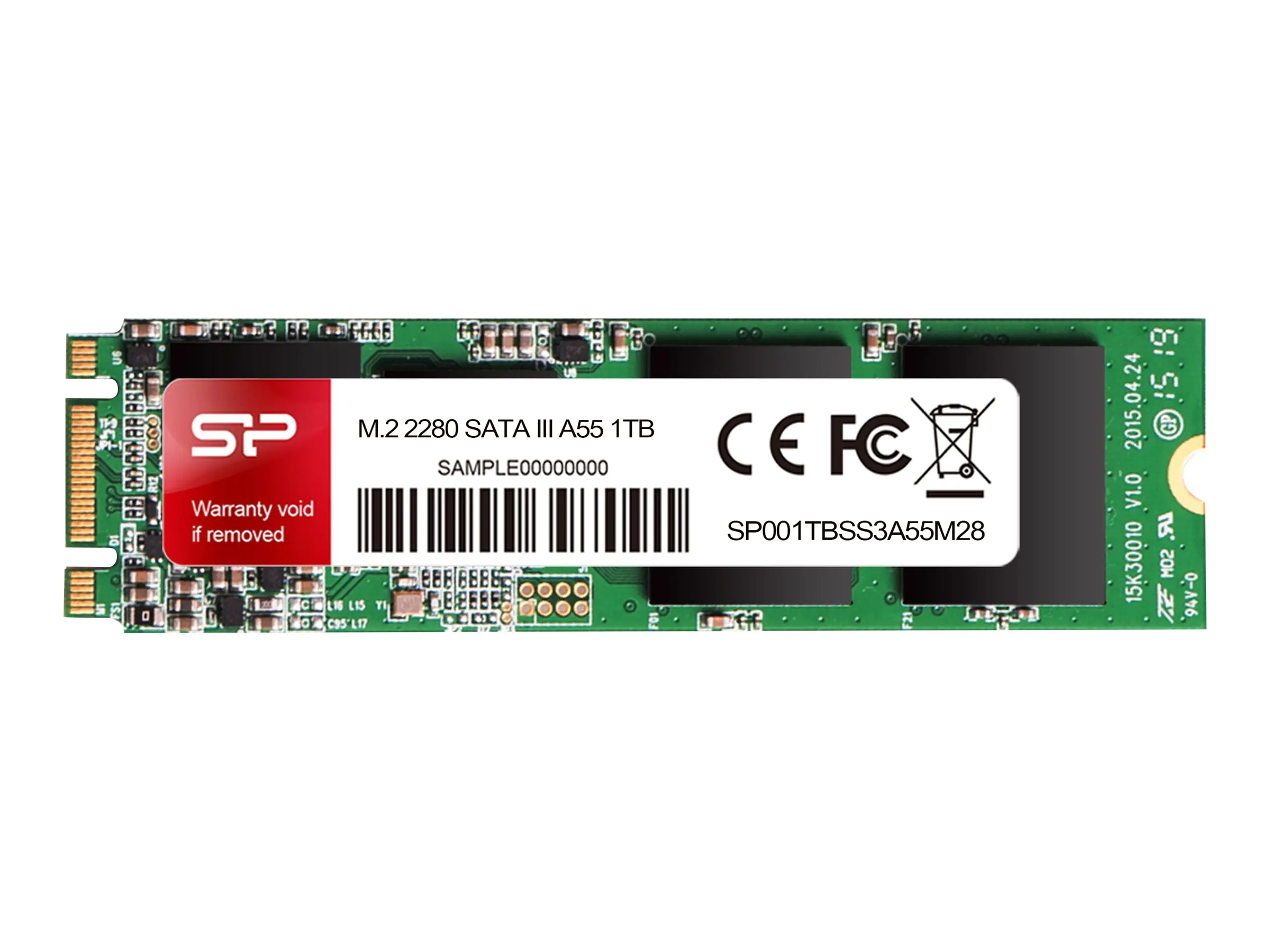 Silicon Power M.2 2280 A55 - SSD - 256 GB - intern - M.2 2280 - SATA 6Gb/s
