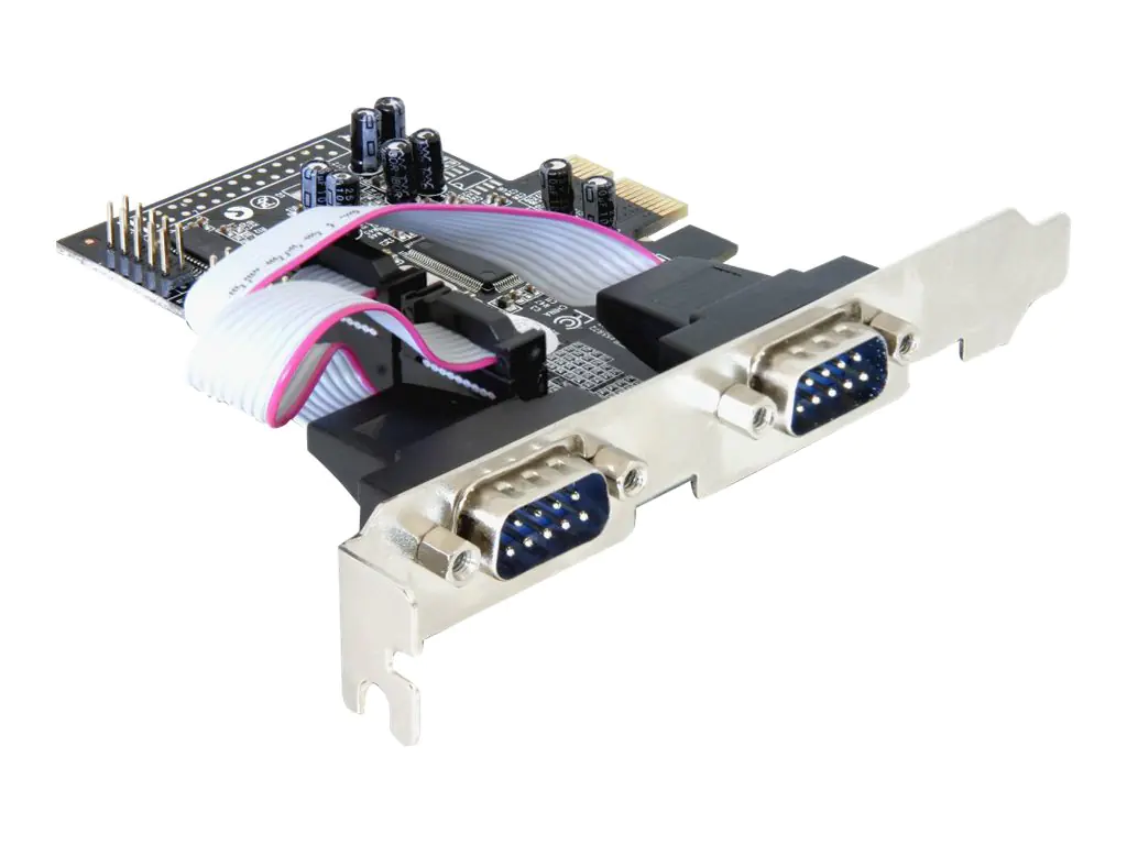 DeLock 4 x serial PCI Express Card - Serieller Adapter - PCIe - RS-232 - 4 Anschlüsse