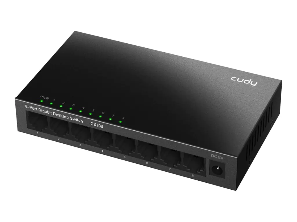CUDY GS108 - 4.0 - Switch - unmanaged - 8 x 10 /100/1000