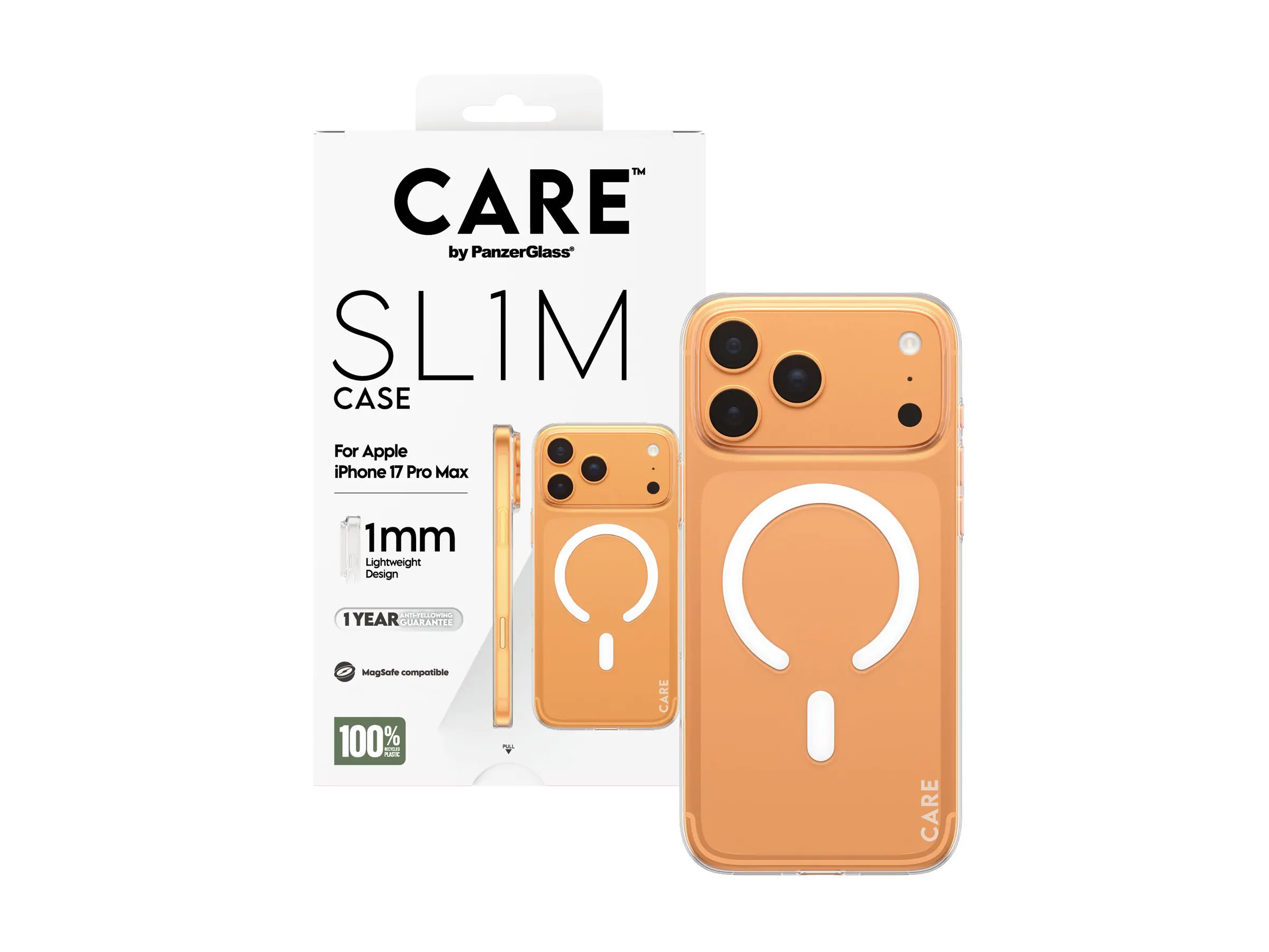 PanzerGlass CARE by PanzerGlass SL1M - Hintere Abdeckung für Mobiltelefon - MagSafe