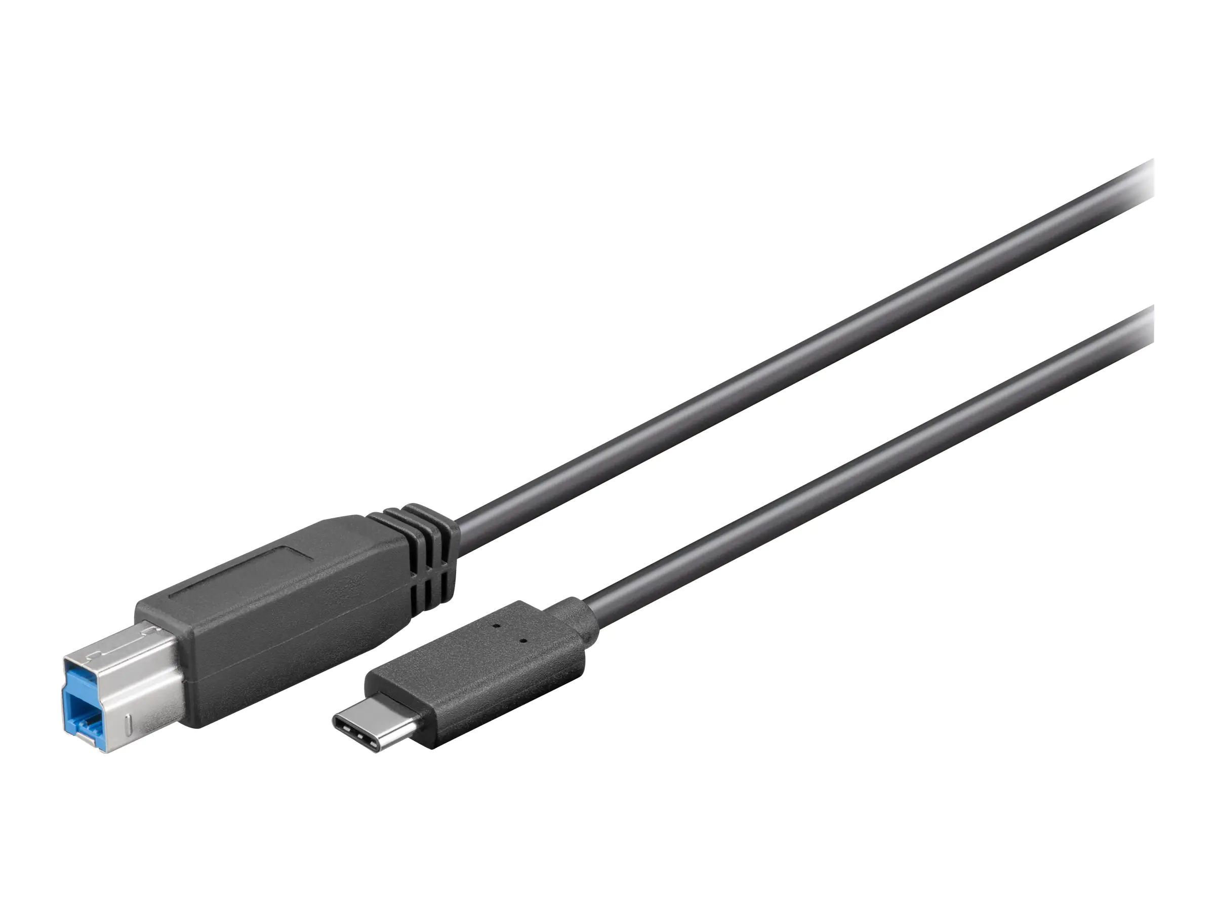 goobay - USB-Kabel - USB Type B (M) bis USB-C (M) - USB 3.0 - 1 m - rund