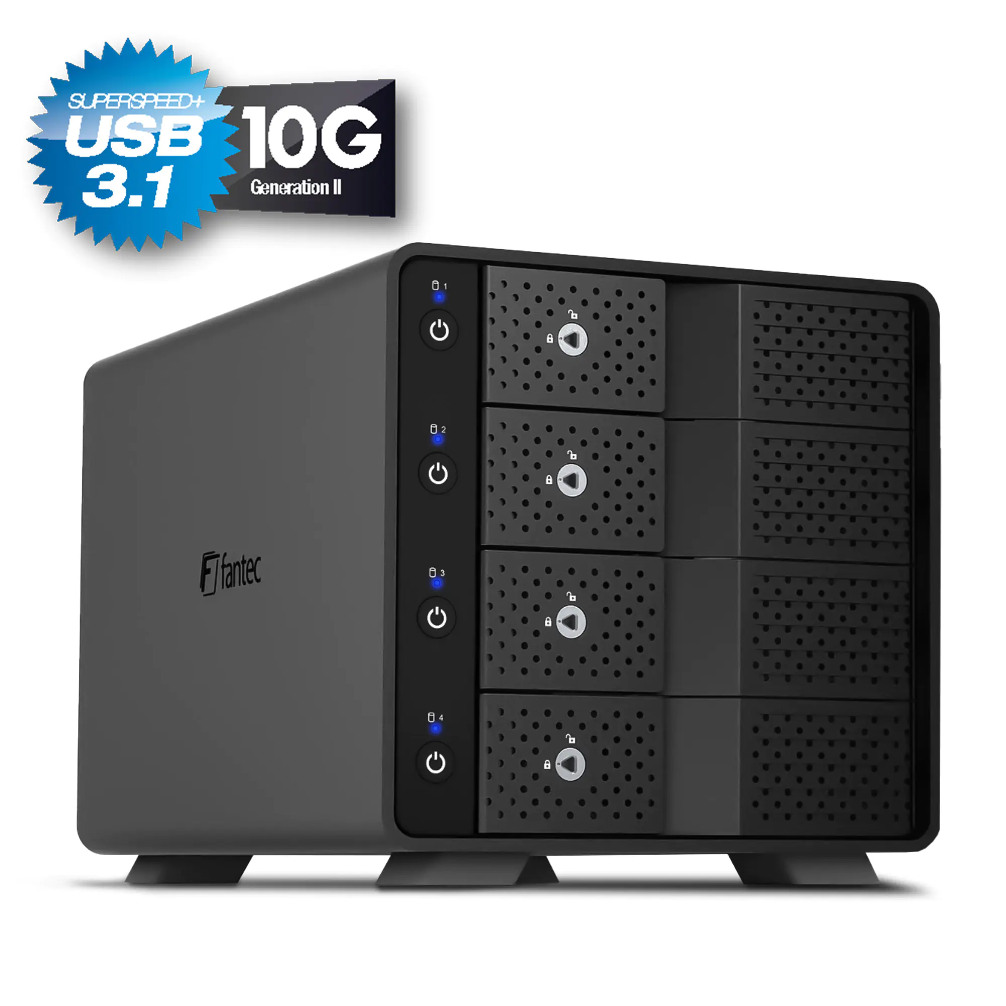 FANTEC MB-X4U31 4x 3.5 Gehäuse - HDD-Wechselrahmen - 3,5" 2528