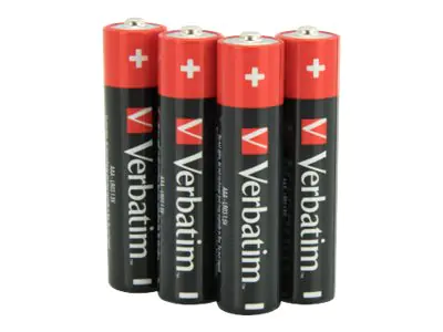 Verbatim Batterie 4 x AAA - Alkalisch 49920
