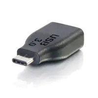 C2G USB C to USB A Adapter - USB C to USB Adapter - 5Gbps - Black - M/F - USB-Adapter - USB Typ A (W) zu 24 pin USB-C (M) - USB 3.0 - Schwarz