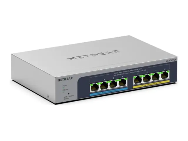 Netgear Smart MS108TUP - Switch - L3 Lite - Smart - 4 x 100/1000/2.5G (PoE++) + 4 x 100/1000/2.5G (PoE+) - Desktop, an Rack montierbar - PoE++ (230 W)