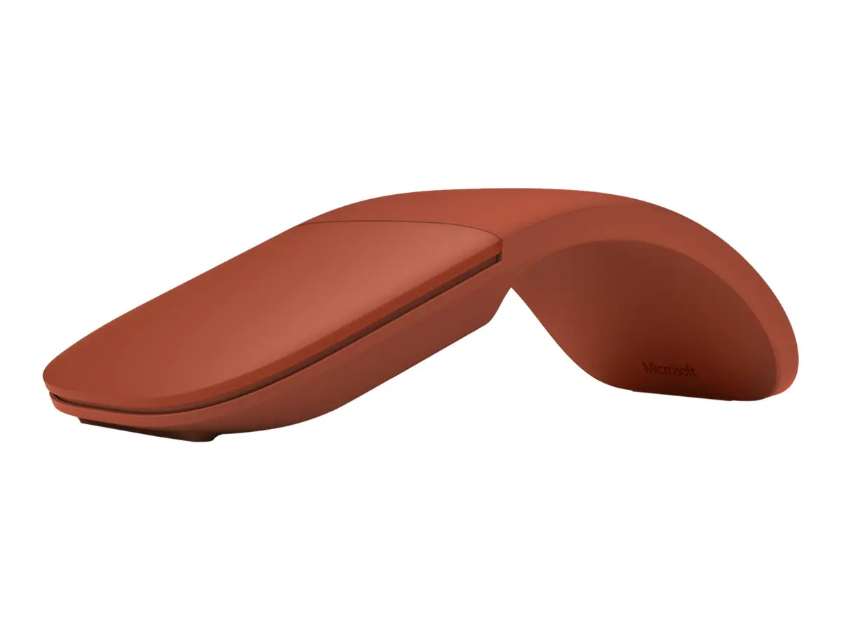 Microsoft Surface Arc Maus - Maus - optisch - 2 Tasten - kabellos - Bluetooth 4.1 - Poppy Red - Demo, kommerziell