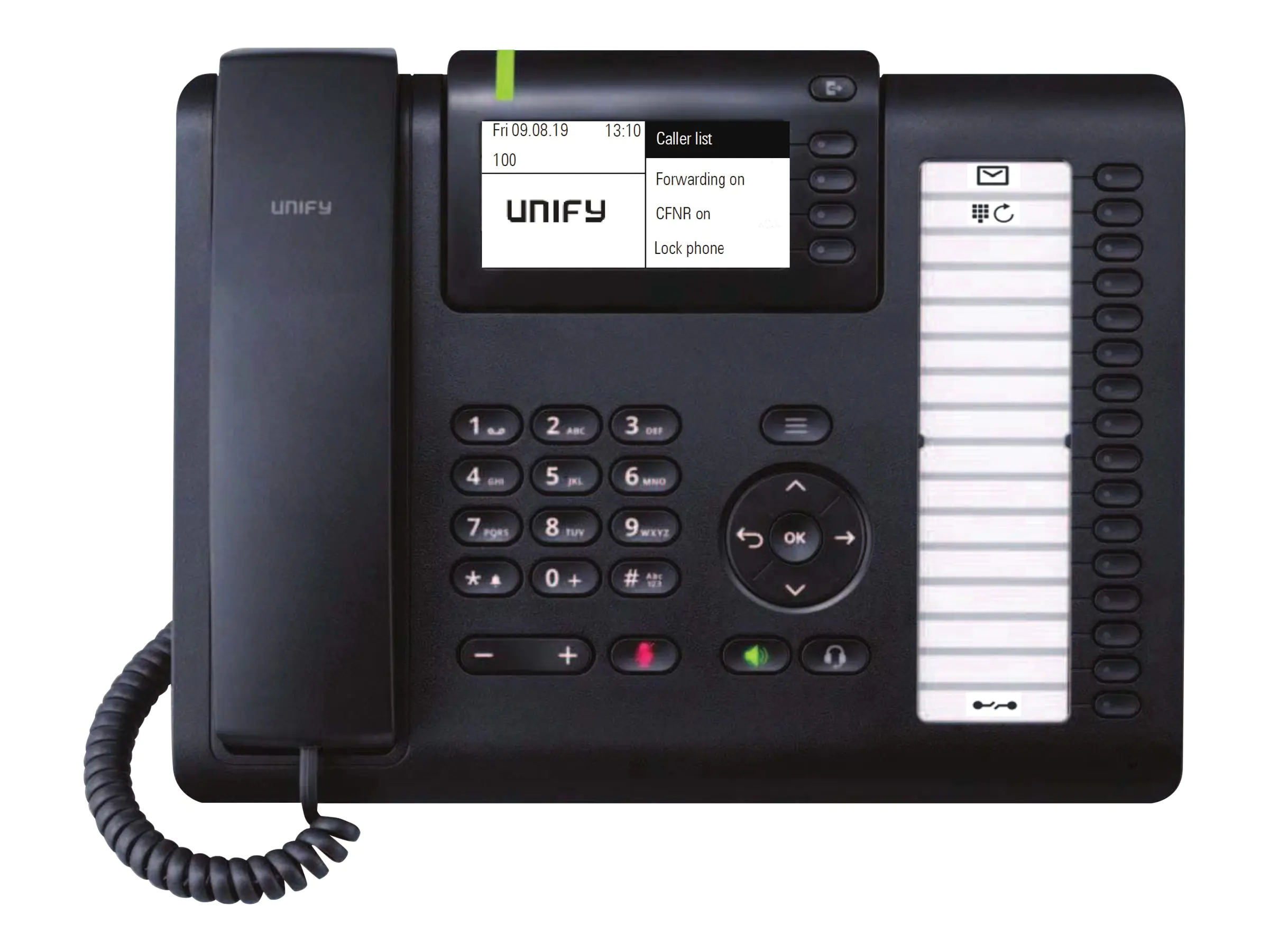 Unify OpenScape Desk Phone CP400T - Digitaltelefon - Schwarz