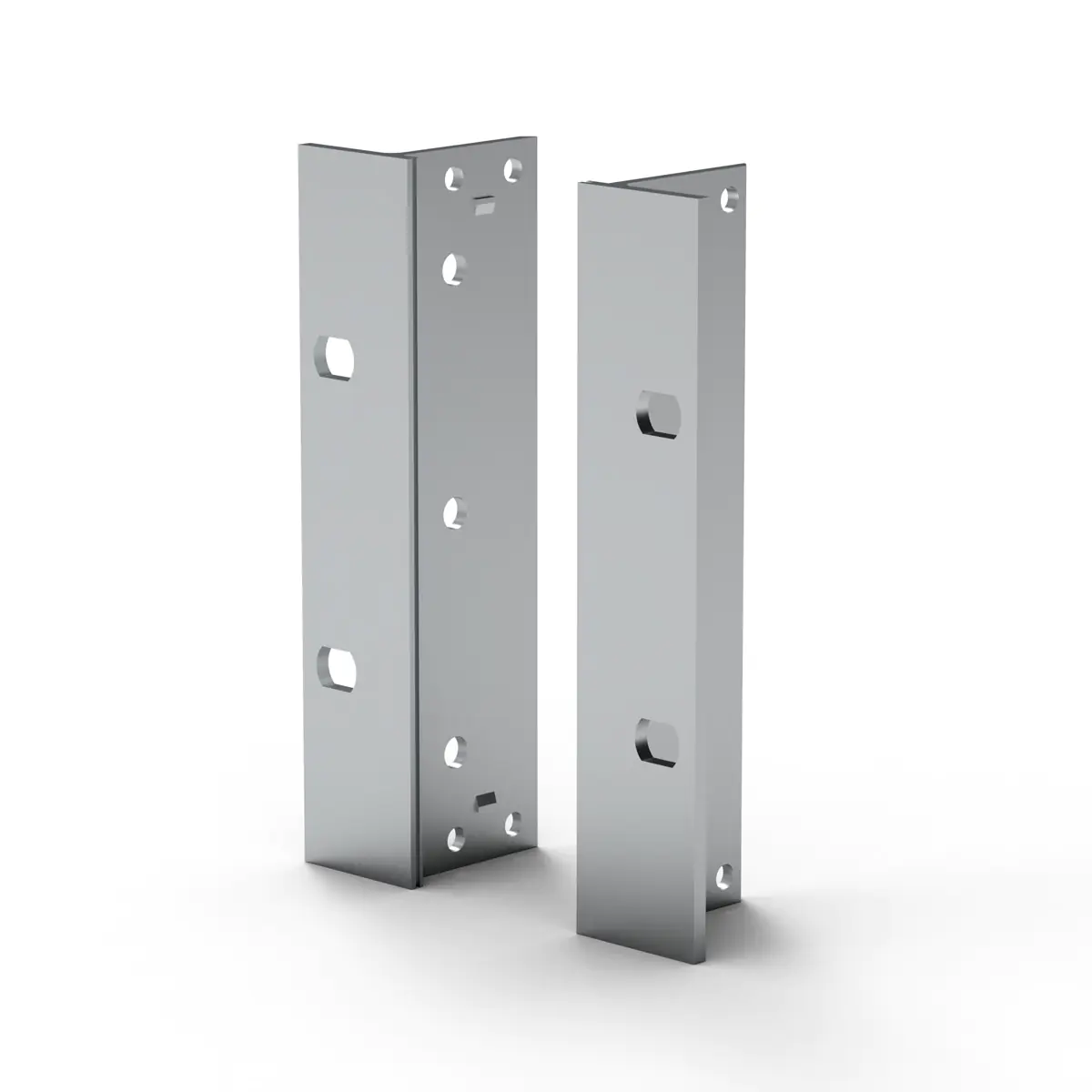 SCHROFF 19''-Winkel Typ F ohne Grifflöcher für Edelstahldichtung - 19"WINKEL 3HE O.GR. 2STK (24560197)