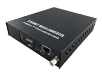 LevelOne GVM-1000 - Medienkonverter - 100Mb LAN - 10Base-T, 100Base-TX, 1000Base-T, 1000Base-X - RJ-45 / SFP (mini-GBIC)
