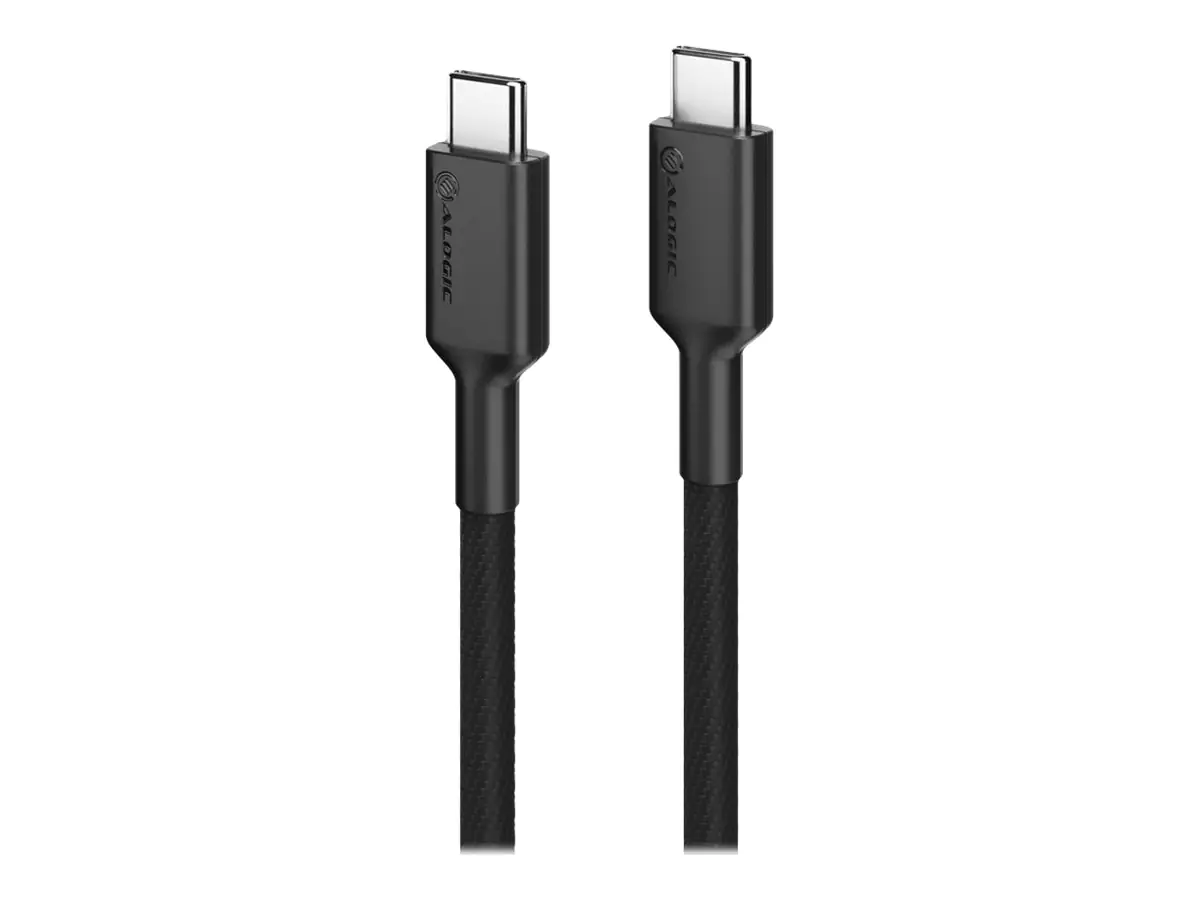 ALOGIC Elements Pro - USB-Kabel - 24 pin USB-C (M) zu 24 pin USB-C (M) - USB 2.0 - 5 A - 2 m - Schwarz