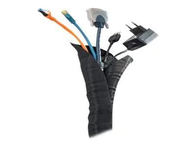 Hagor KS Self Wrap - Kabelschlauch - 25 m - Schwarz