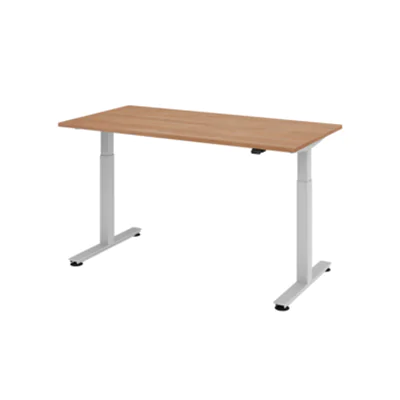 Hammerbacher Schreibtisch VXMST16/N/S 160x80cm nußbaum