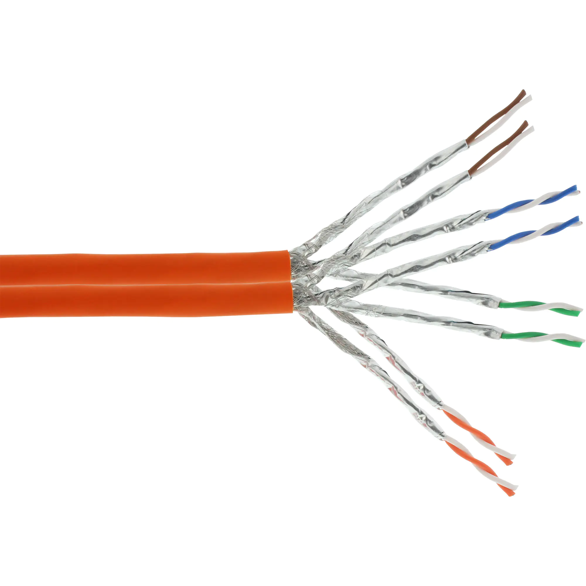InLine Dup. Verlegek. Cat.7a - S/FTP (PiMF) - 2x 4x2x0,58 AWG23,1200MHz,LSOH,50m 77050I