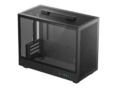 Deepcool CH160 PLUS - Micro-ATX - micro ATX - Seitenteil mit Fenster (gehärtetes Glas)