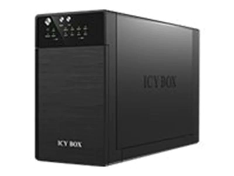 ICY BOX IB-RD3620SU3 - Festplatten-Array - 2 Schächte (SATA-600) - SATA 3Gb/s, USB 3.0 (extern)
