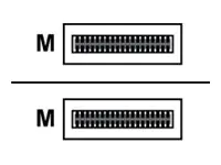 Dell Networking - 40GBase Direktanschlusskabel - QSFP+ (M) zu QSFP+ (M) - 1 m - twinaxial - passiv - für PowerEdge C4140; PowerSwitch S4112, S5212; ProSupport Plus S5224; PowerSwitch S5212, S5224