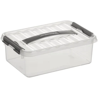 Helit Q-line Aufbewahrungsbox 4.0 l - transparent H6160002