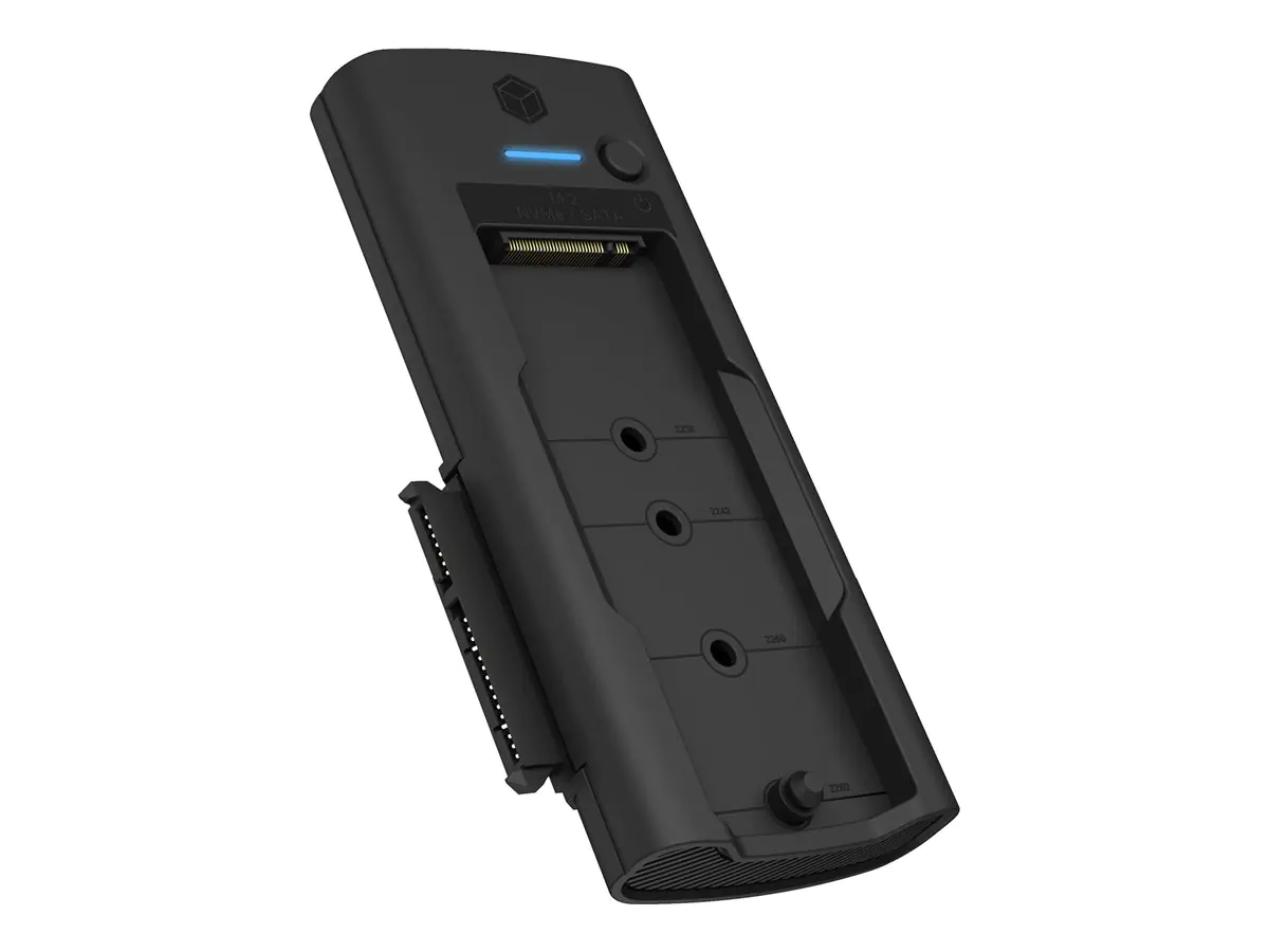 ICY BOX IB-180MS-C31 - HDD / SSD Dockingstation - 2,5" / 3,5" gemeinsam genutzt, M.2 (6,4 cm/8,9 cm
