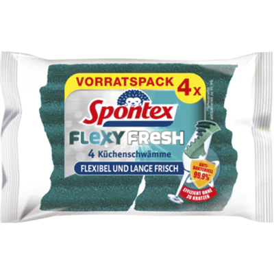 Spontex Schwamm Flexy Fresh 19470309 4St.
