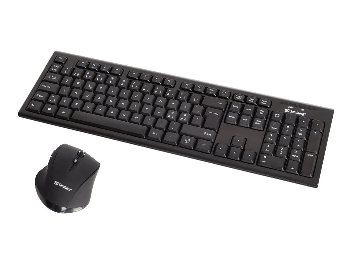 SANDBERG DesktopSet - Tastatur-und-Maus-Set - kabellos