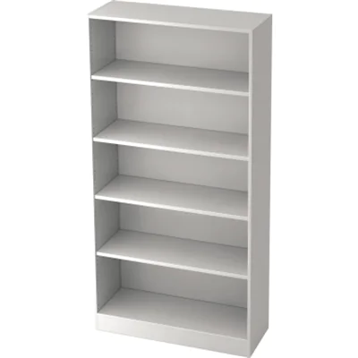 Hammerbacher Regal Solid V6400/W 5OH 100x40x200,4cm weiß