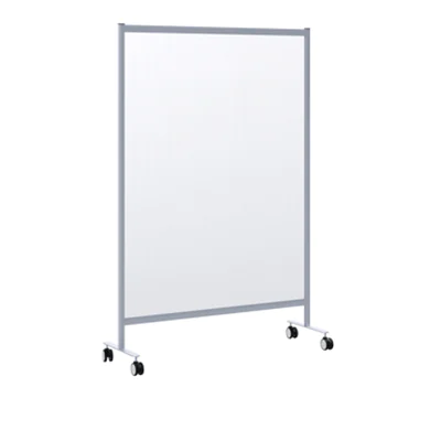 Paperflow Trennwand Mobil 120 x 180 x 39 cm (B x H x T) Acrylglas transparent