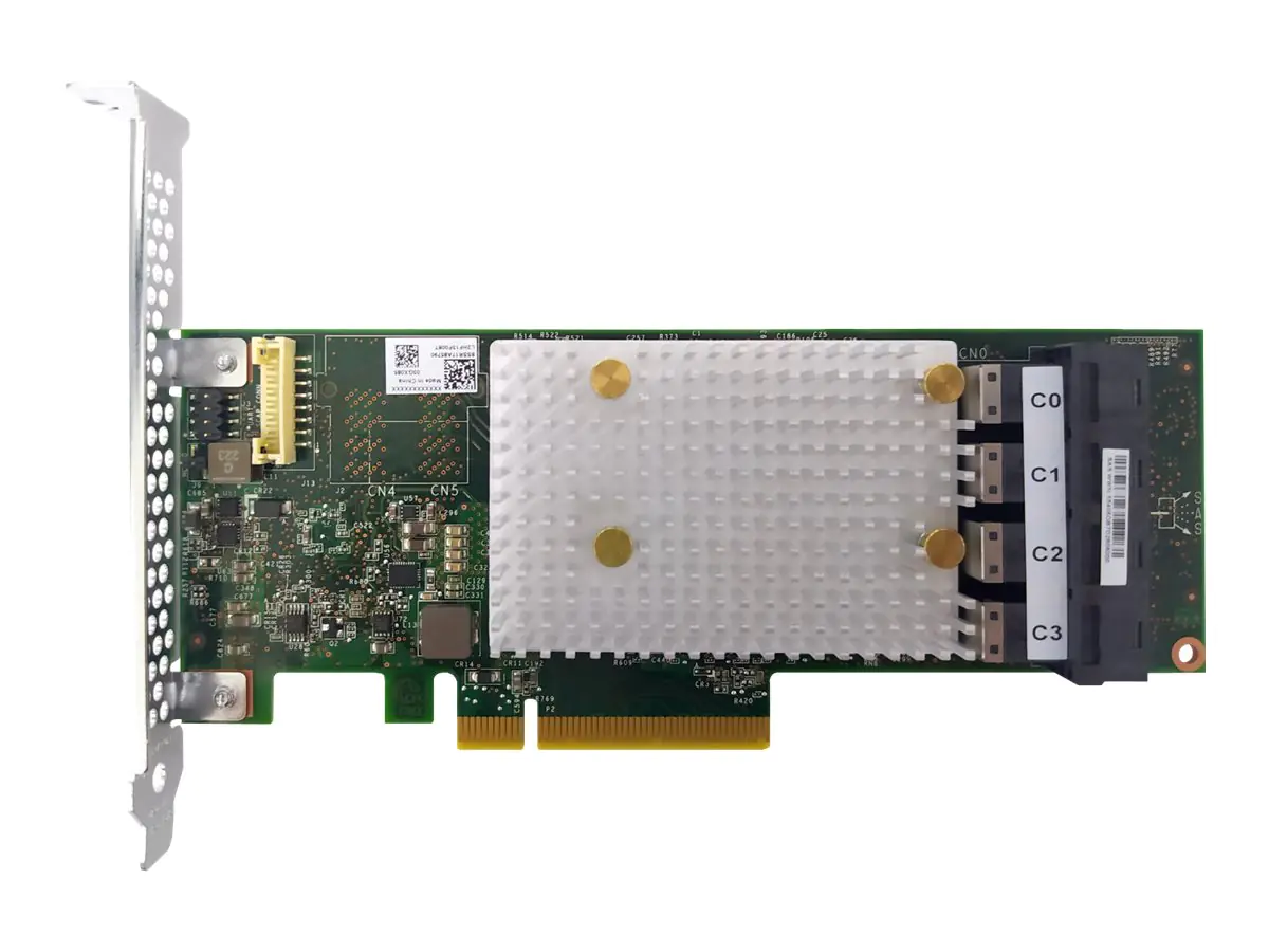 Lenovo ThinkSystem 9350-16i - Speichercontroller (RAID) - 16 Sender/Kanal - SATA / SAS 12Gb/s - RAID RAID 0, 1, 5, 6, 10, 50, JBOD, 60 - PCIe 3.0 x8 - für ThinkSystem SR630 V2; SR645; SR650 V2; SR665; ST650 V2