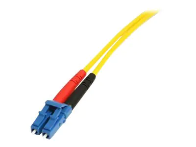 StarTech 1m Fiber Optic Cable - Single-Mode Duplex 9/125 - LSZH - LC/SC - OS1 - LC to SC Fiber Patch Cable (SMFIBLCSC1) - Netzwerkkabel - LC Single-Modus (M) zu SC Single-Modus (M) - 1 m - Glasfaser - Duplex - für P/N: SFPGLCSXMMST