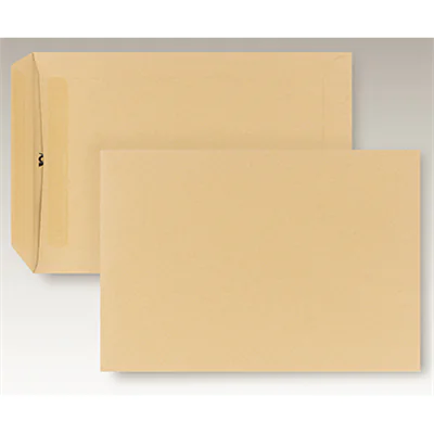 POSTHORN Versandtasche DIN C5 162 x 229 mm (B x H) ohne Fenster 90g/m² mit Selbstklebung Papier ohne Fadenverstärkung braun 500 St./Pack.