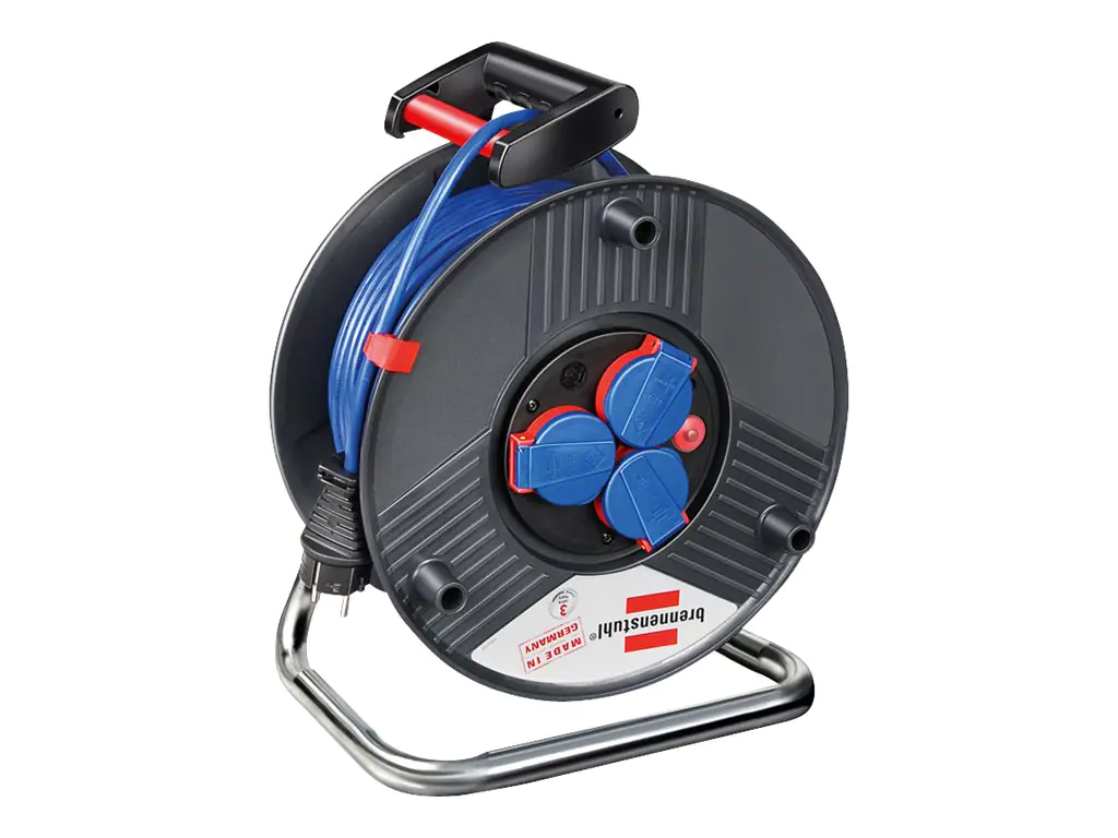 Brennenstuhl Garant IP44 Super-Solid cable reel 50m AT-N05V3V3-F 3G1,5 - Steckdosenleiste - Ausgangsanschlüsse: 3 - 50 m Schnur