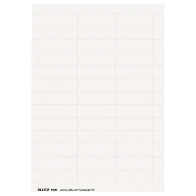 Leitz Beschriftungsschild 19000001 blanko 60x21mm weiß 975 St./Pack.