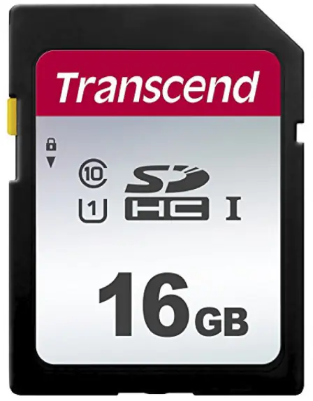 Transcend 300S - Flash-Speicherkarte - 16 GB - UHS-I U1 / Class10 - SDHC UHS-I