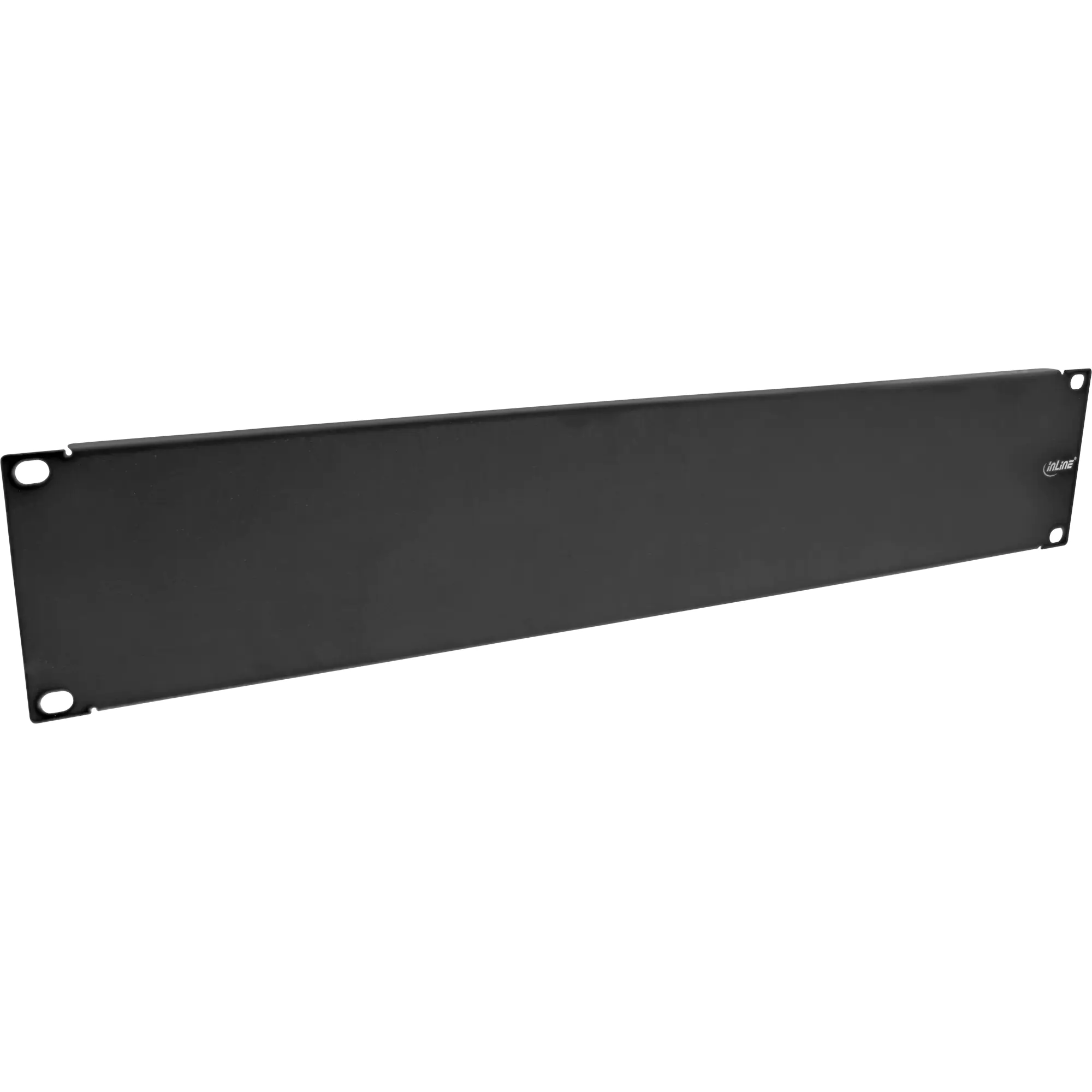InLine - Rack-Blindabdeckungsplatte - Schwarz, RAL 9005 - 1U - 48.3 cm (19")