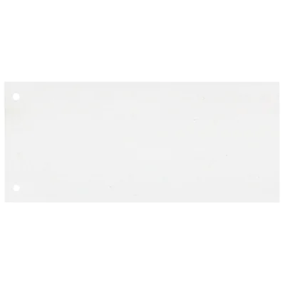 Bene Trennstreifen 201950WS Karton weiß 100 St./Pack.