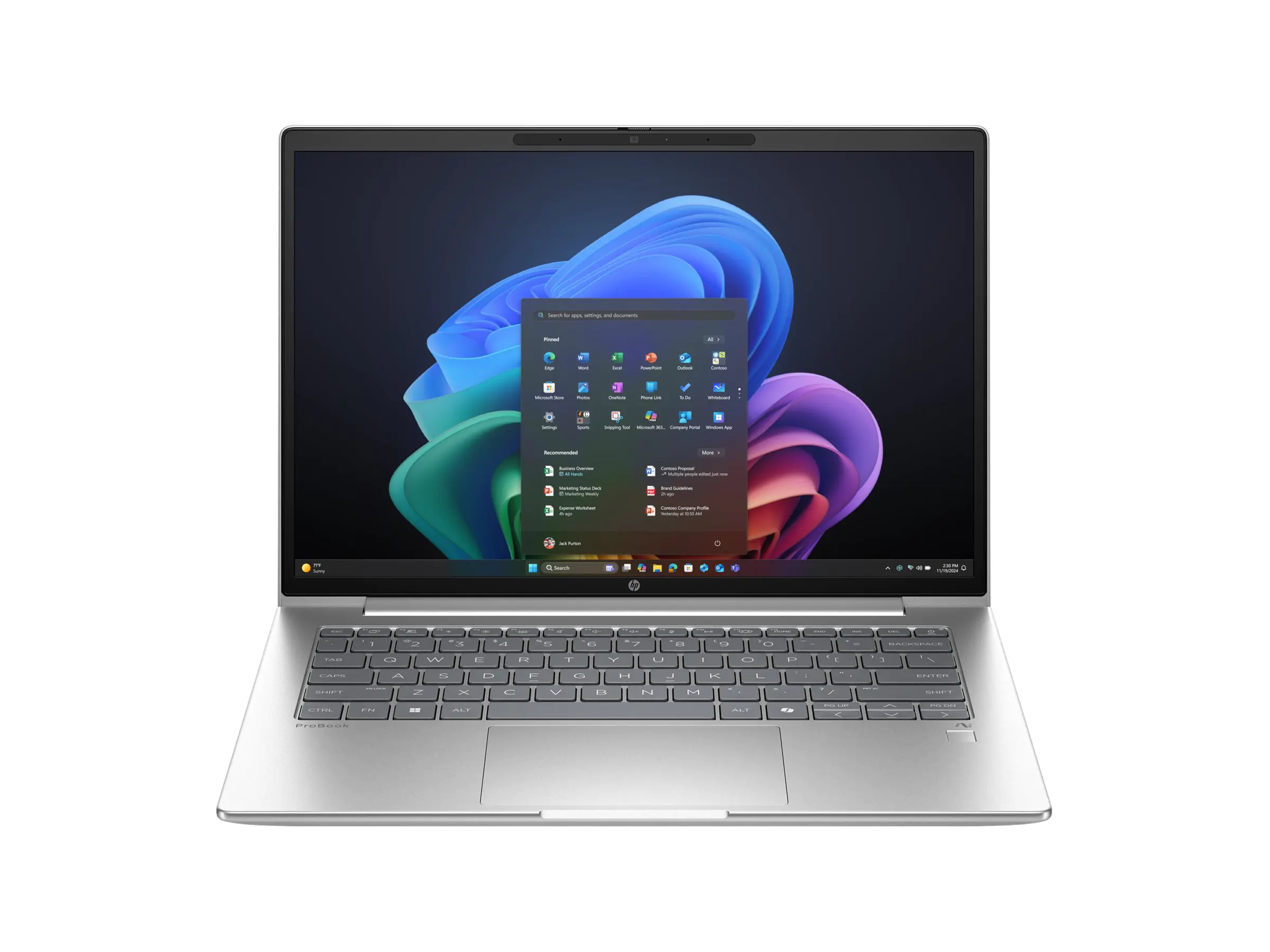 HP ProBook 4 G1i Notebook Next Gen AI - 177°-Scharnierdesign - Snapdragon X X1-26-100 - Wi