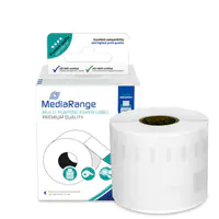 MediaRange MRDY99014 Schriftband 54 x 101 mm schwarz/weiß Dymo 99014/S0722430 220 Stk