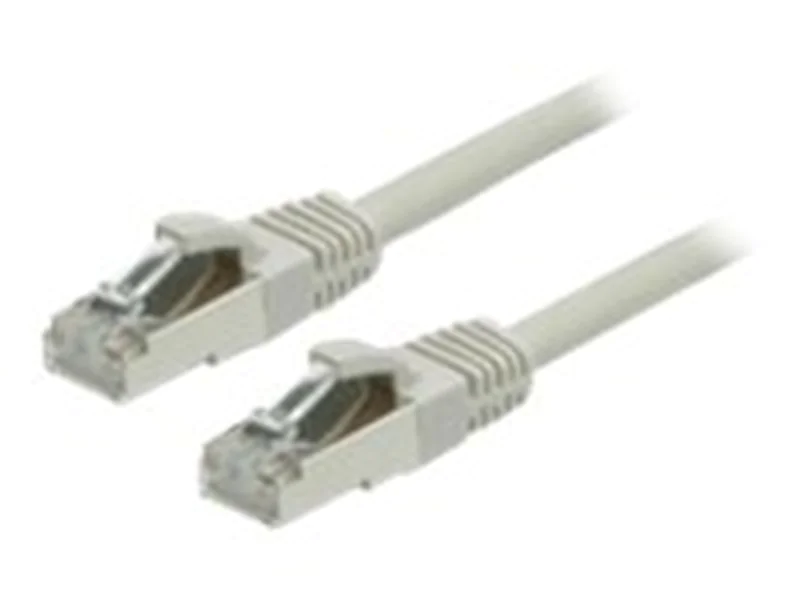VALUE - Patch-Kabel - RJ-45 (M) zu RJ-45 (M) - 5 m - SFTP, PiMF - CAT 6 - halogenfrei, geformt, ohne Haken, verseilt - Grau