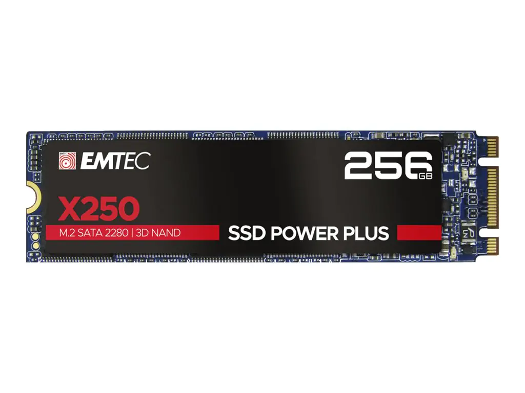 EMTEC SSD Power Plus X250 - SSD - 256 GB - intern - M.2 2280 - SATA 6Gb/s