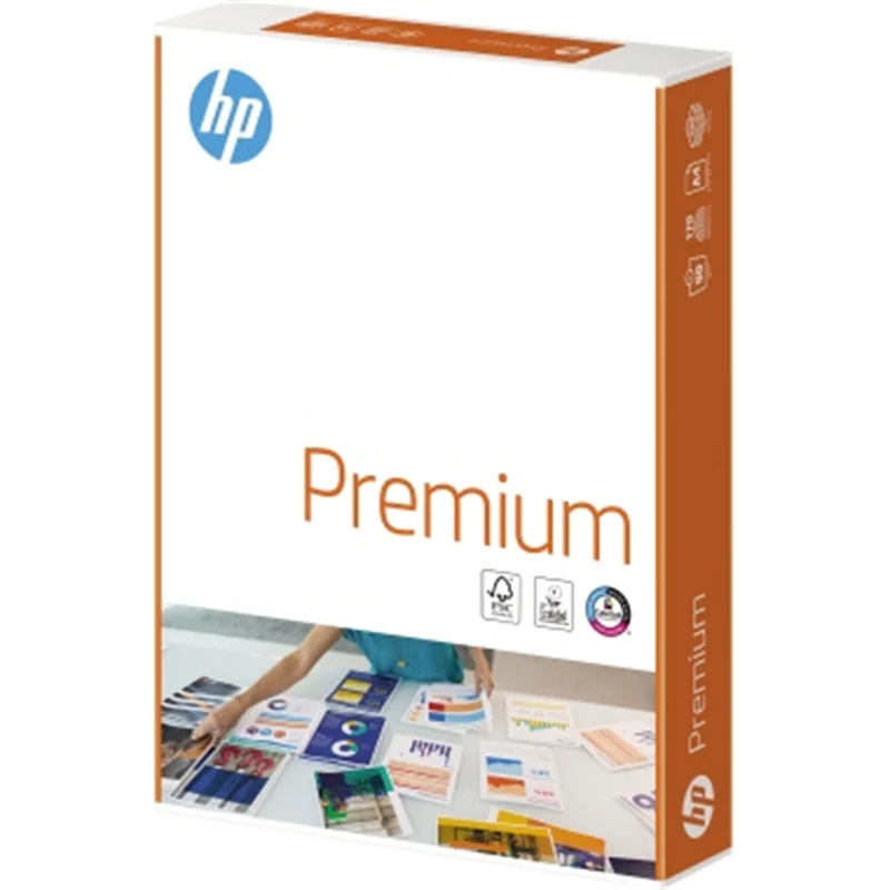 HP Premium 500/A4/210x297, Laser-/Inkjet-Druck, A4 (210x297 mm), 500 Blätter, 90 g/m², Weiß, 121 µm 88239894