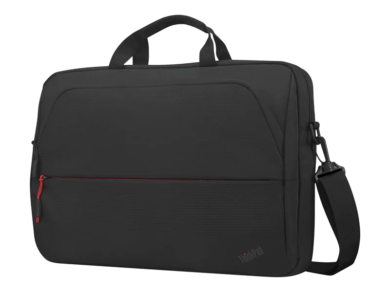 Lenovo ThinkPad Essential Topload (Eco) - Notebook-Tasche - 40.6 cm (16") - Schwarz mit roten Akzenten